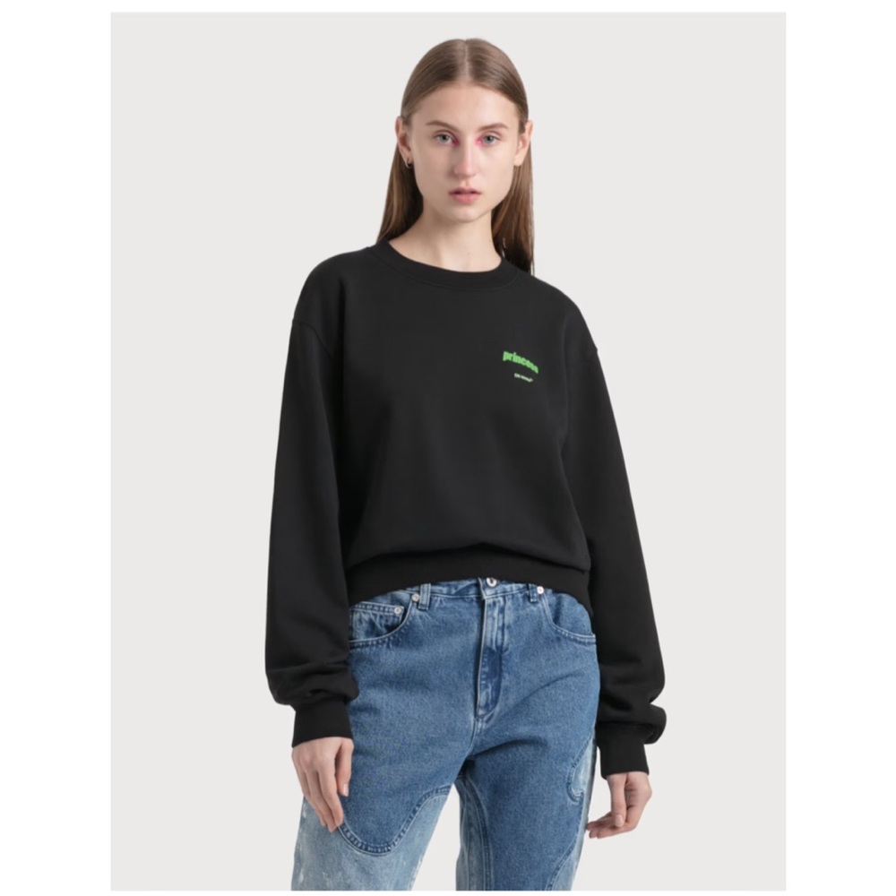 ❗️SOLD❗️Off-White «Princess» crop sweatshirt✨ - Picture 3 of 6